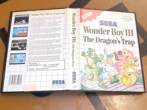 Sega master system wonder boy - master,