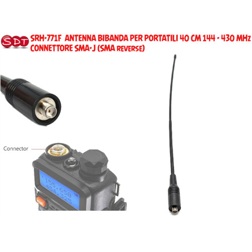 Srh 771f antenna bibanda - srh-771f,