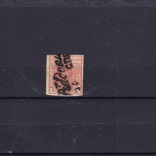 LOMBARDO VENETO 1850 - STEMMA AUSTRO-UNGARICO VALORE 15c. ROSSO USATO