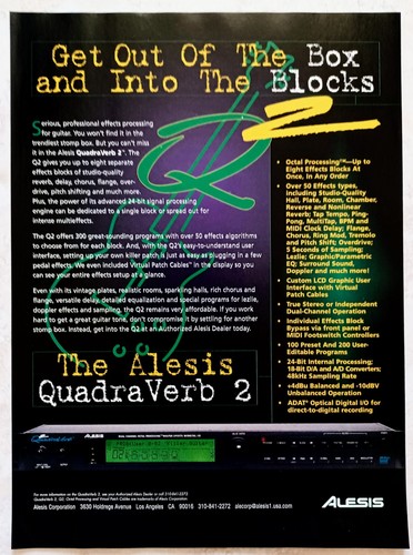 Alesis quadraverb guitar - alesis~quadraverb, q2~guitar