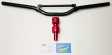 Manubrio Naked Nero + Mozzo  Rosso PIAGGIO ZIP RUNNER TYPHOON NRG