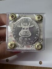 PRODOTTI LATTE BIRAGHI BUONO 500 LIRE 1966 16,5 gr ARGENTO 800 sigillata SPL+