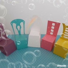 Scatole  Sedie Bomboniere Ambito Sposi Porta Confetti riso Matrimonio Segnaposto