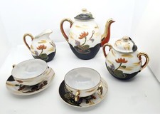 Antico set da the giapponese, Dai Nippon, Satsuma (Kutani?), in porcellana