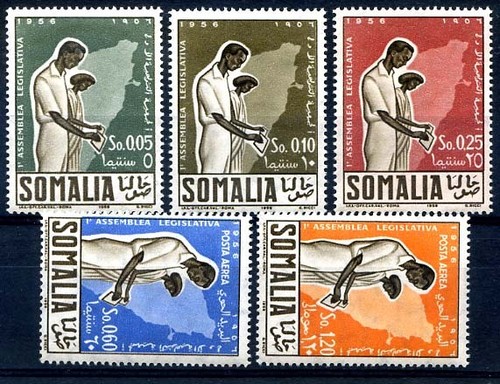 Somalia afis 1956 - somalia,