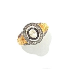 Polki& Pave Anello Diamante