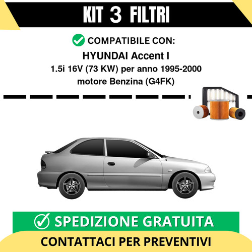 Kit filtri tagliando per - kit, 3