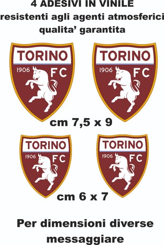 Adesivi torino calcio serie a - torino,