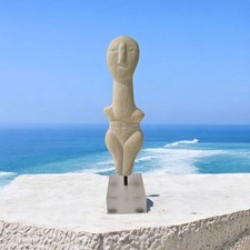 Statuetta cicladica femminile testa ovale - Grecia Antica 3200 A. C. 