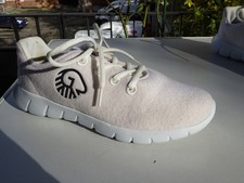 GIESSWEIN MERINO RUNNER DONNA Da Scarpe Lana Infeltrita Lana Crema Austria Gr.39 Neuw