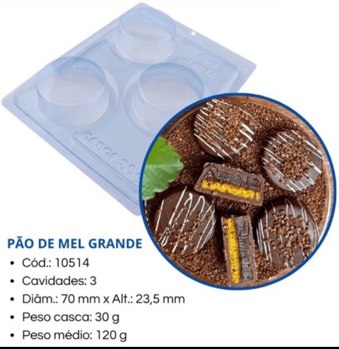 Forma silicone pão mel - forma,