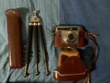 Fotocamera Agfa Super Silette solinar 2,8 50 Synchro con custodia e treppiede