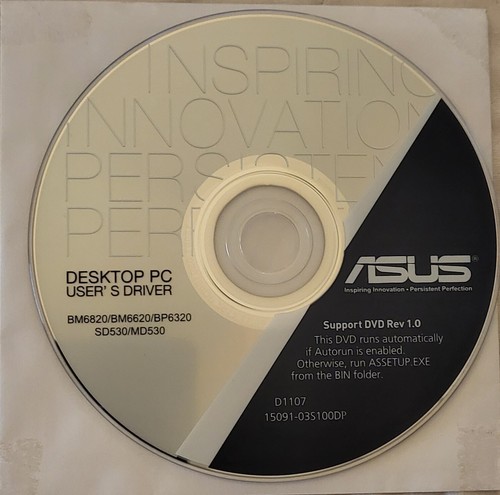 Asus dvd recovery - asus, driver
