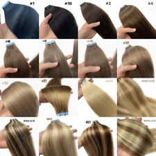 Nastro invisibile in extension capelli umani trame pelle capelli russi Remy migliore qualità