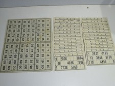 vecchio tabellone TOMBOLA con 24 cartelle EDIZIONI CICOGNA VILLASANTA gioco dei