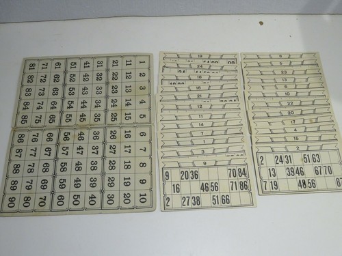 Vecchio tabellone tombola con - tombola,