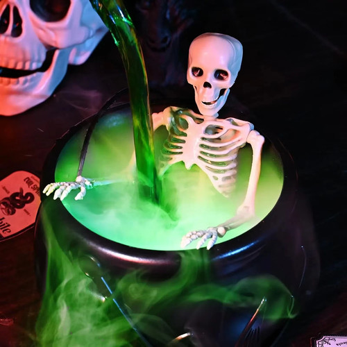 Calderone strega halloween led - calderone,