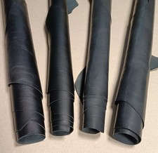 4 PELLI  DI VITELLINO COLORE NERO HOBBY CALZATURA PELLETTERIA LARP GRV FAI DA TE