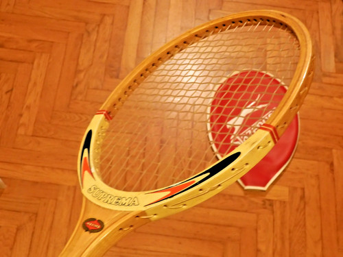 Racchetta tennis legno vintage - tennis,