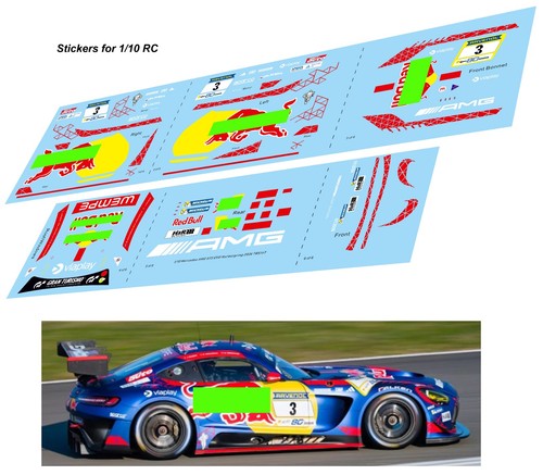 Stickers per mercedes - 1/10 stickers,