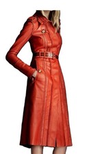 Cappotto trench pelle donna
