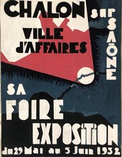 AFFICHE POSTER Chalons Sur