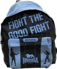 ZAINO BOXING LONSDALE INVICTA NUOVO AZZURO E NERO