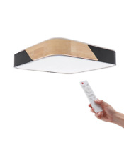 Plafoniera Quadrata in legno