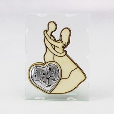 24955 Bomboniere Icona in Vetro Coppia Sposi Albero della Vita