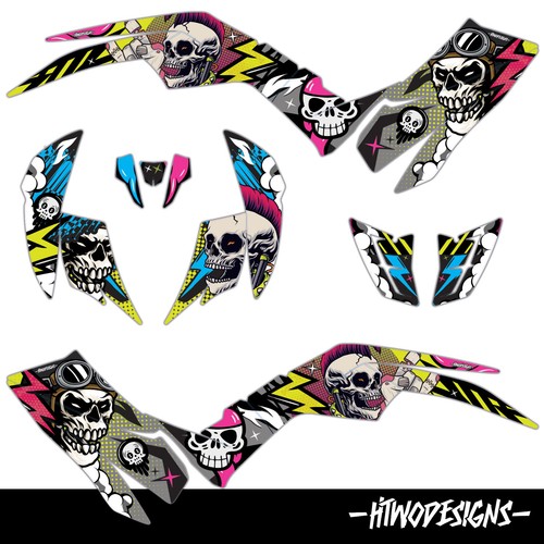 Kit grafica quadzilla 450 - quadzilla,