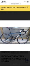 bici da corsa Trek Domane 4.0 Misura 54 Usato