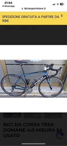 Bici corsa trek - da,