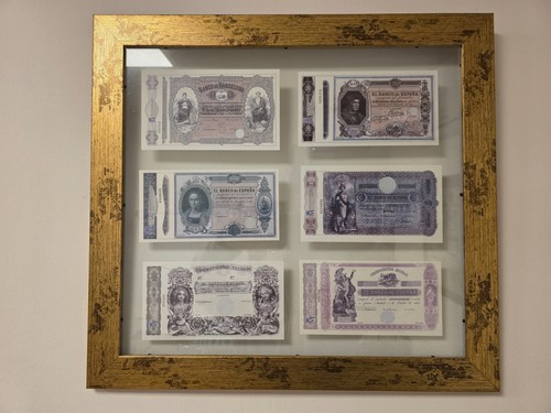 Quadro collezione banconote - banconote, e
