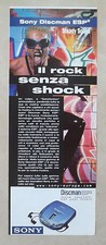 C466-Advertising Pubblicità-1999- SONY DISCMAN ESP2 ROCK