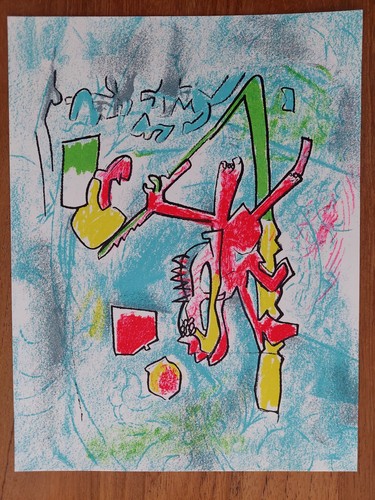 Roberto matta litografia - roberto,