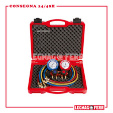 Kit Gruppo Manometrico 4 Vie Rothenberger R134A R407C R410A R32 Standard e Plus