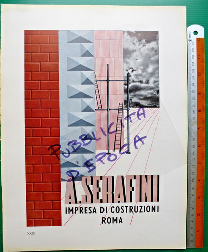 Pubblicità 1940 serafini - a.serafini,