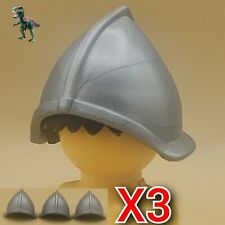 X3 Playmobil casco arciere