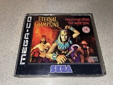 Sega Mega CD Gioco Eternal Champions Sfida dal Lato Oscuro Manuale in Scatola
