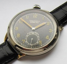 Grande orologio militare vintage originale Watchfabrik BUREN AG II WW,...