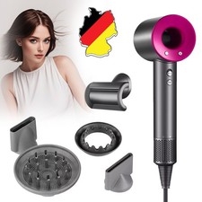 Asciugacapelli professionale 1600W ioni con 5 diffusori asciugacapelli ioni hair dryer