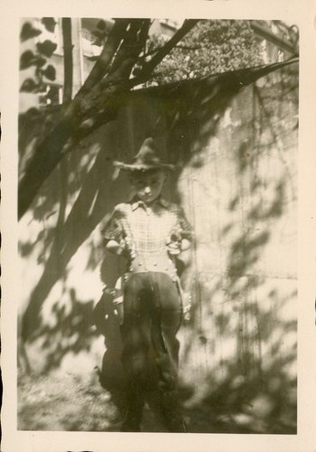 Costume cowboy vintage w - costume, b&w