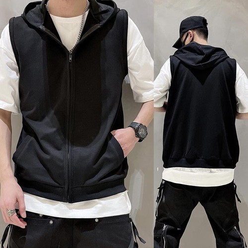 Gilet uomo misto cotone - , con