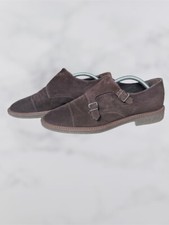 Antica cuoieria - Mocassino testa di moro scamosciato. Come nuovo.