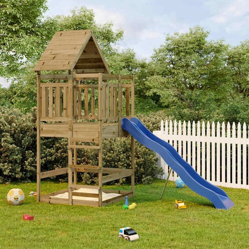 Parco giochi esterno legno - parco,