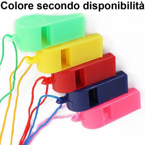 Fischietto plastica arbitro - 6x,