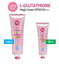 Cathy Doll L-Glutatione Magic Cream SPF50 PA+++ crema solare tonificante 60 ml o 138 ml