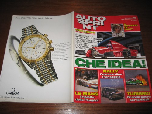 Autosprint 1993 ore le - 1993/25=24,