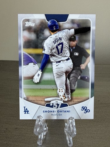 2024 topps shohei ohtani - ohtani, 50/50