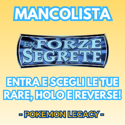 Mancolista pokemon forze - pokemon,